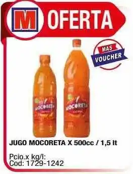 Maxiconsumo Jugo mocoreta oferta