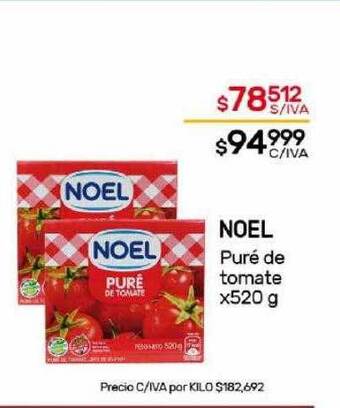 Nini Mayorista Noel puré de tomate oferta