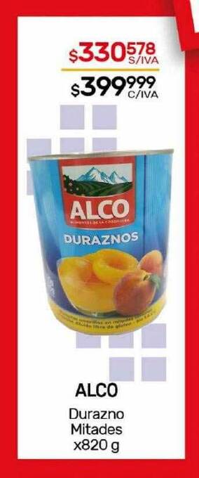 Nini Mayorista Alco durazno mitades oferta