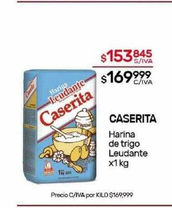 Nini Mayorista Caserita harina de trigo leudante oferta