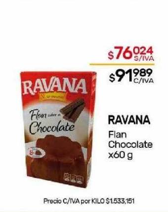 Nini Mayorista Ravana flan chocolate oferta