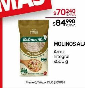 Nini Mayorista Molinos ala arroz integral oferta