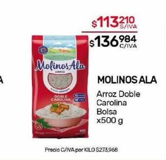 Nini Mayorista Molinos ala arroz doble carolina bolsa oferta
