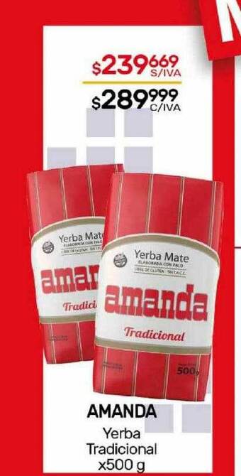 Nini Mayorista Amanda yerba tradicional oferta