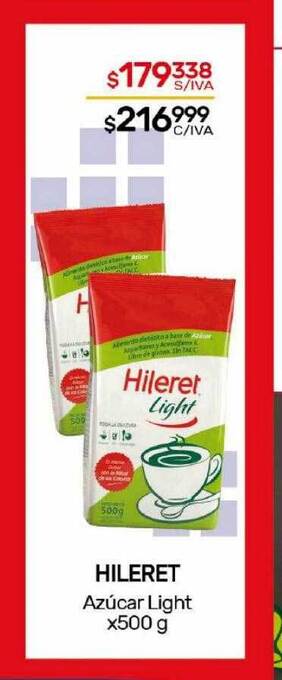Nini Mayorista Hileret azúcar light oferta