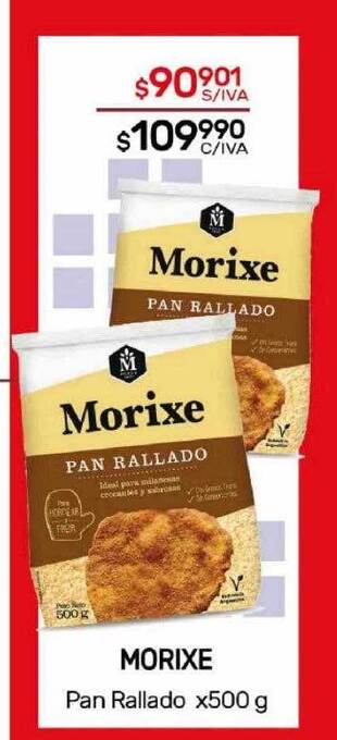 Nini Mayorista Morixe pan rallado oferta