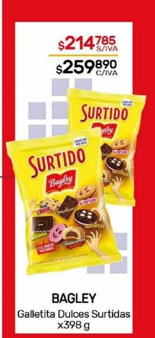 Nini Mayorista Bagley galletita dulces surtidas oferta