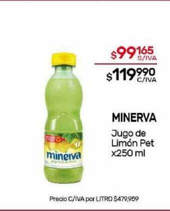 Nini Mayorista Minerva jugo de limón pet oferta