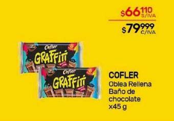 Nini Mayorista Cofler oblea rellena baño de chocolate oferta