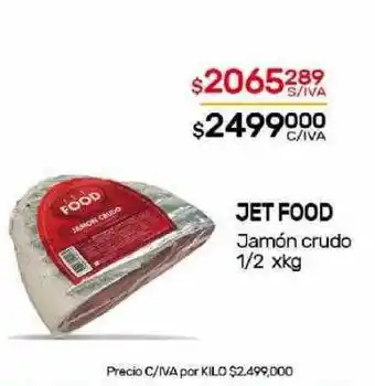 Nini Mayorista Jet food jamón crudo 1 2 oferta