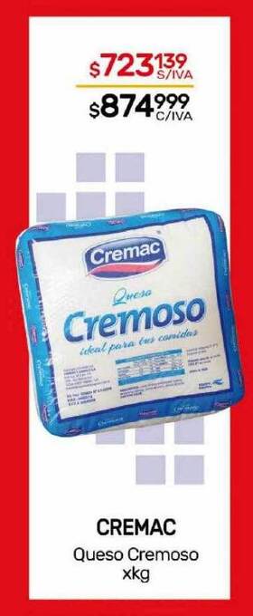 Nini Mayorista Cremac queso cremoso oferta