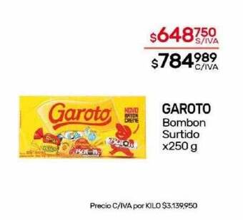 Nini Mayorista Garoto bombon surtido oferta