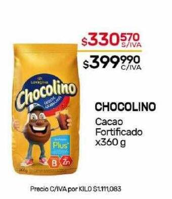 Nini Mayorista Chocolino cacao fortificado oferta