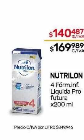 Nini Mayorista Nutrilon 4 fórm. inf. líquida pro futura oferta