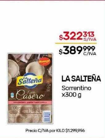 Nini Mayorista La salteña sorrentino oferta
