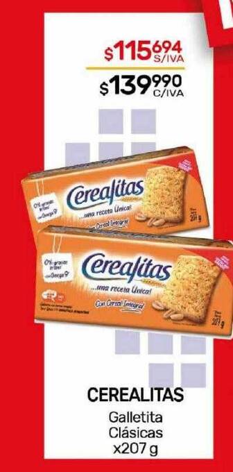 Nini Mayorista Cerealitas galletita clásicas oferta