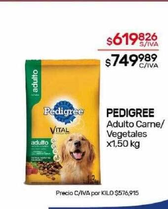 Nini Mayorista Pedigree adulto carne vegetales oferta