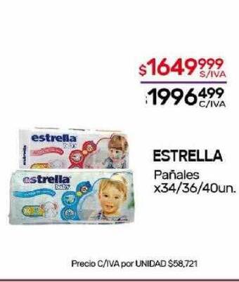 Nini Mayorista Estrella pañales oferta