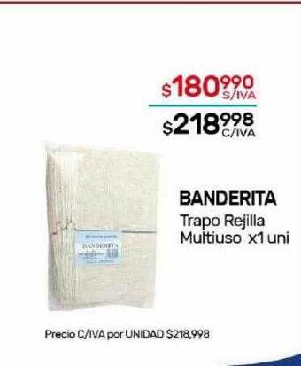 Nini Mayorista Banderita trapo rejilla multiuso oferta
