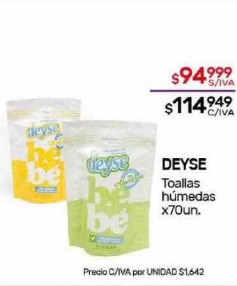 Nini Mayorista Deyse toallas húmedas oferta