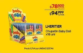 Nini Mayorista Lheritier chupetin baby doll oferta