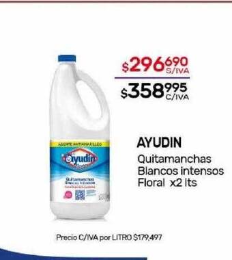 Nini Mayorista Ayudin quitamanchas blancos intensos floral oferta
