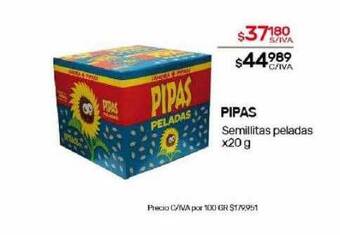 Nini Mayorista Pipas semillitas peladas oferta