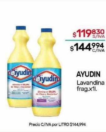 Nini Mayorista Ayudin lavandina frag oferta