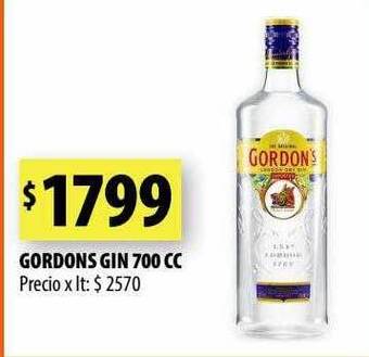 Punto Mayorista Gordons gin oferta