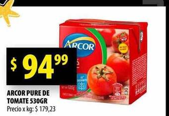 Punto Mayorista Arcor pure de tomate oferta