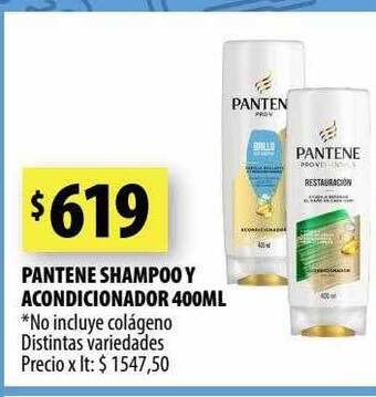 Punto Mayorista Pantene shampoo y acondicionador oferta