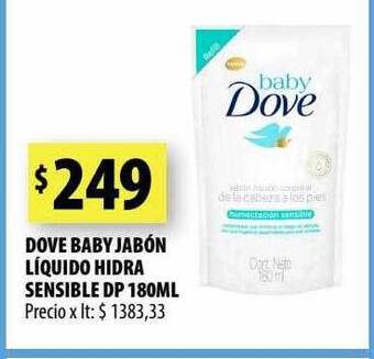 Punto Mayorista Dove baby jabón líquido hidra sensible dp oferta