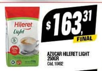 Supermercados Yaguar Azucar Hileret Light 250gr oferta