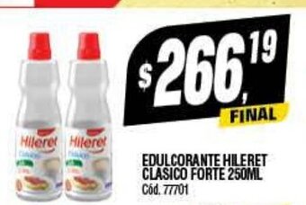 Supermercados Yaguar Edulcorante Hileret Clasico Forte 250ml oferta