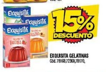 Supermercados Yaguar Exquisita Gelatinas oferta