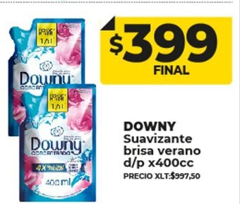 Supermayorista Vital Downy Suavizante Brisa Verano D/P x 400cc oferta