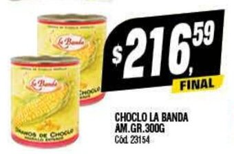 Supermercados Yaguar Choclo La Banda Am. Gr. 300g oferta