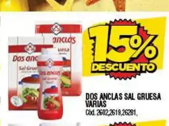 Supermercados Yaguar Dos Anclas Sal Gruesa Varias oferta