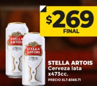 Supermayorista Vital Stella Artois Cerveza Lata x 473cc oferta