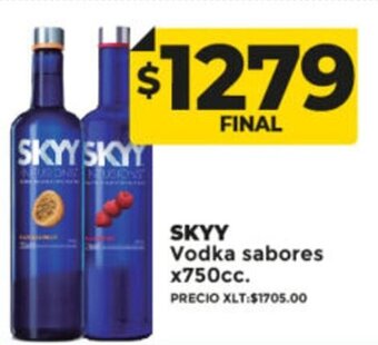 Supermayorista Vital Skyy Vodka Sabores x 750cc oferta
