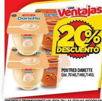 Supermercados Yaguar Postres Danette oferta