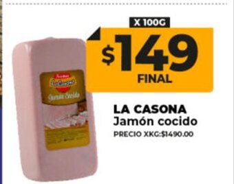 Supermayorista Vital La Casona Jamón Cocido oferta