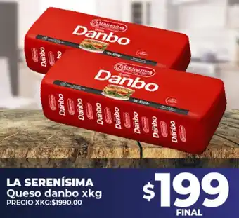 Supermayorista Vital La Serenísima Queso Danbo x kg oferta