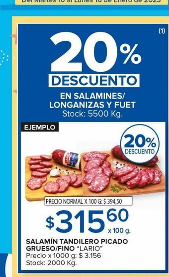 Carrefour Maxi Salamin tandilero oferta