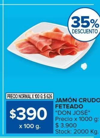 Carrefour Maxi Jamón crudo feteado oferta