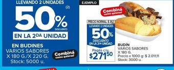 Carrefour Maxi Budín varios sabores oferta