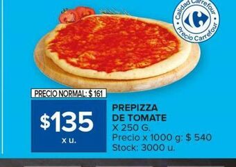 Carrefour Maxi Prepizza de tomate oferta