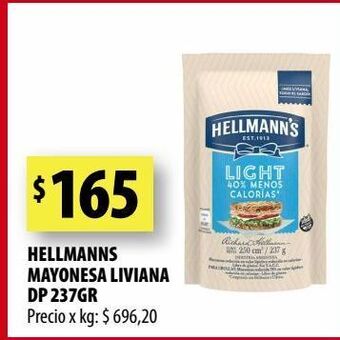 Punto Mayorista Mayonesa hellmann's 237g oferta