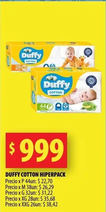 Punto Mayorista Pañales duffy oferta