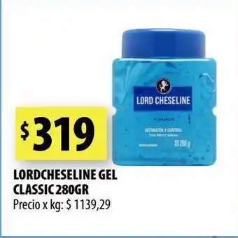 Punto Mayorista Gel lord cheseline 280g oferta